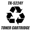 TK5224 Tech Remanufactured Kyocera TK5224Y Yellow Laser Toner Cartridge, TK-5224Y